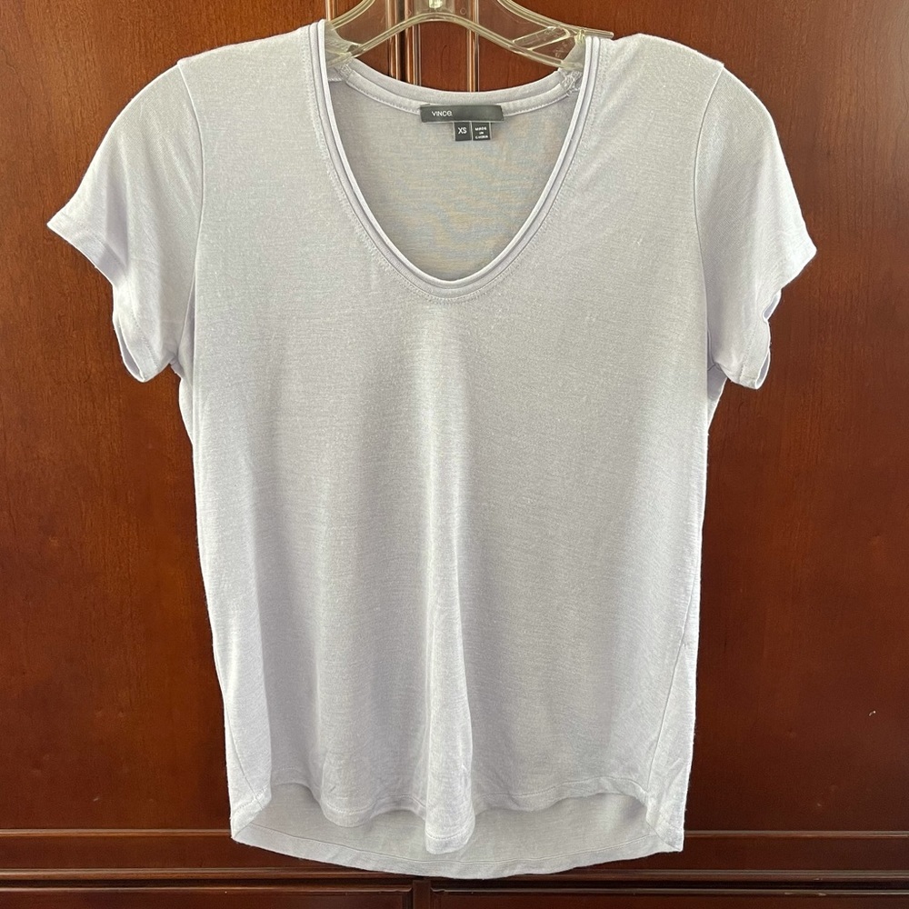 Vince Basic Soft V Neck - image 1